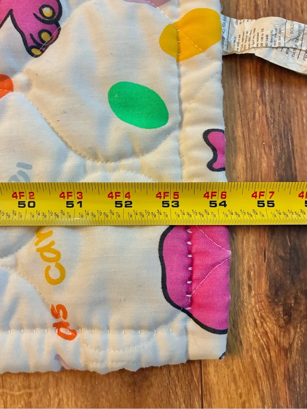 Vintage Barney Dinosaur Dream Baby Crib Blanket Y2K I Love You  54” X 41”
